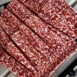 Elastic charming floral skorts